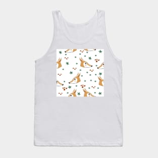 Fox Pattern Tank Top